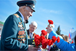 veteran old man